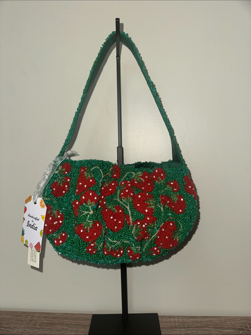 NWT *RARE* Viral Strawberry Beaded Bag